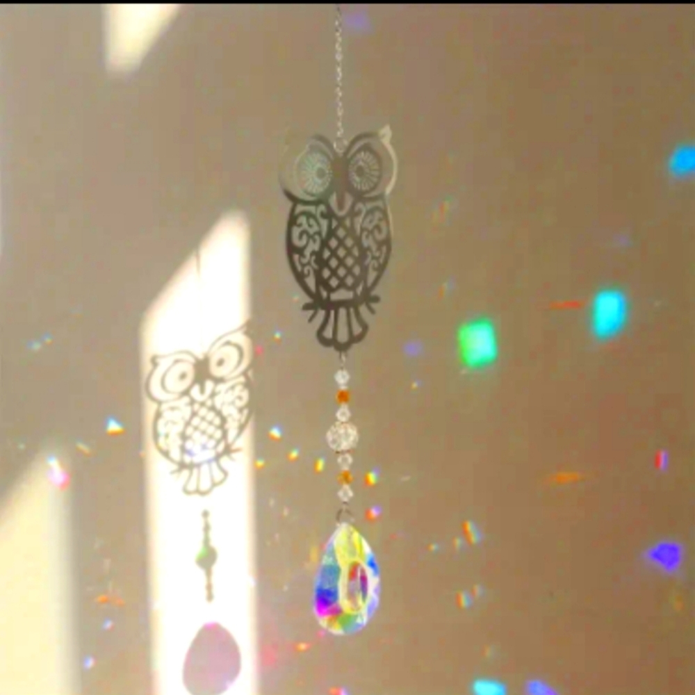 Owl sun catcher